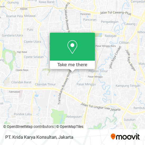 PT. Krida Karya Konsultan map