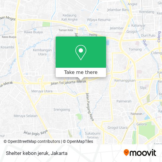 Shelter kebon jeruk map