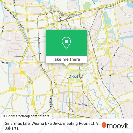 Sinarmas Life, Wisma Eka Jiwa, meeting Room Lt. 9 map