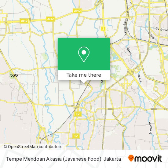 Tempe Mendoan Akasia (Javanese Food) map