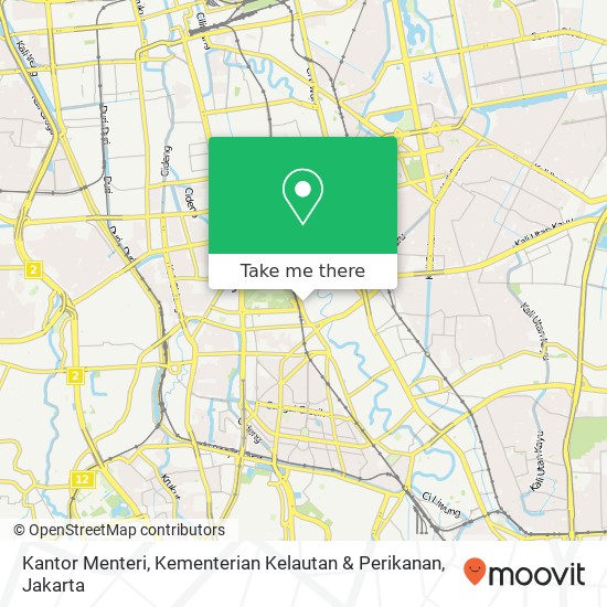 Kantor Menteri, Kementerian Kelautan & Perikanan map