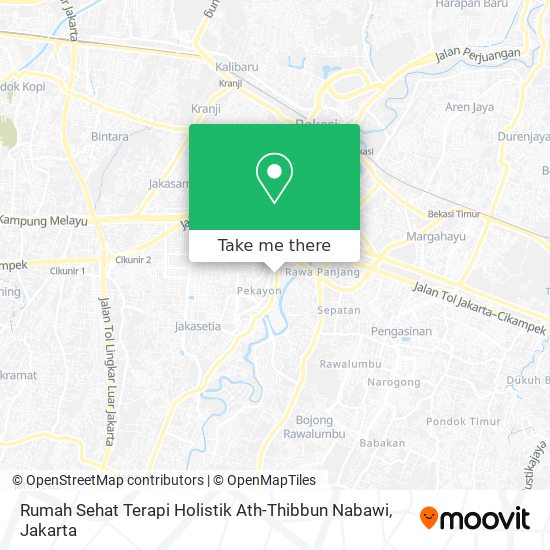 Rumah Sehat Terapi Holistik Ath-Thibbun Nabawi map