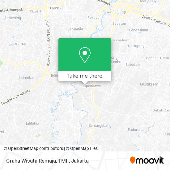 Graha Wisata Remaja, TMII map
