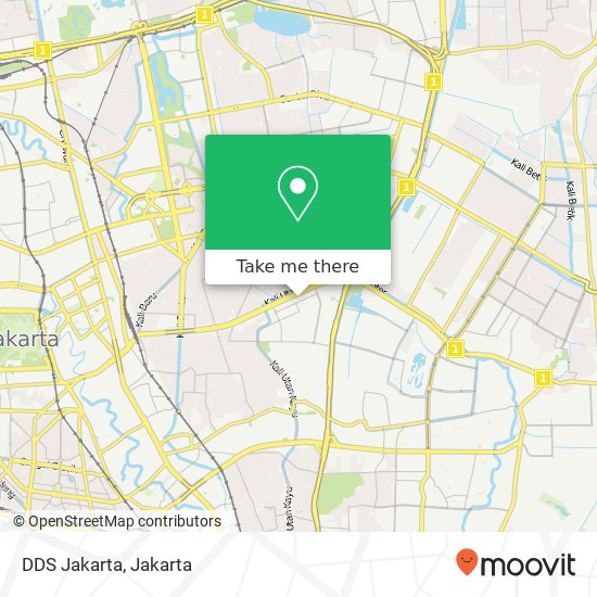 DDS Jakarta map