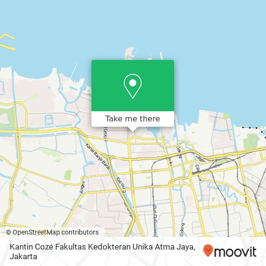 Kantin Cozé Fakultas Kedokteran Unika Atma Jaya map