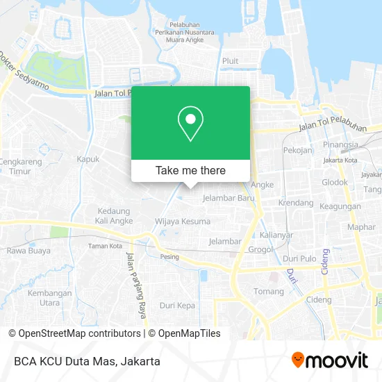 BCA KCU Duta Mas map
