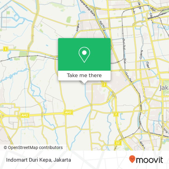 Indomart Duri Kepa map