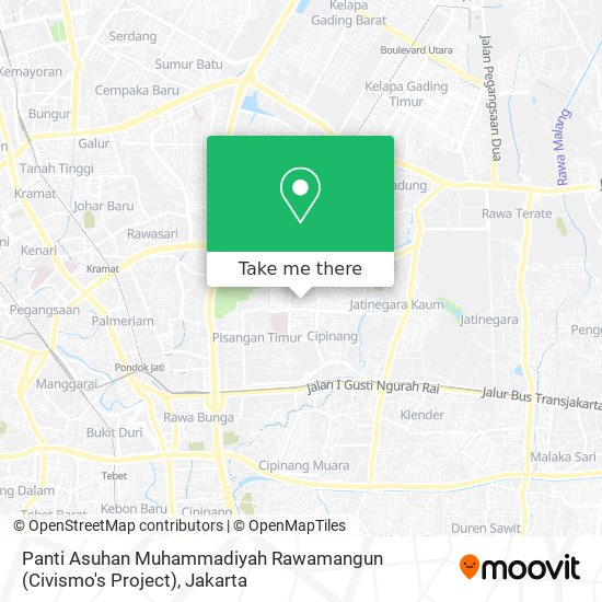 Panti Asuhan Muhammadiyah Rawamangun (Civismo's Project) map