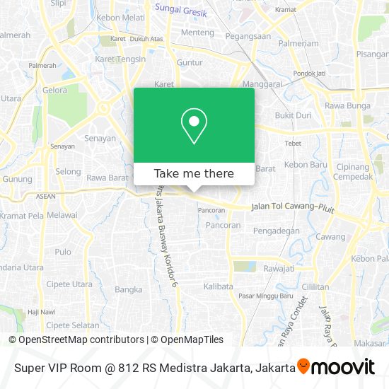 Super VIP Room @ 812 RS Medistra Jakarta map