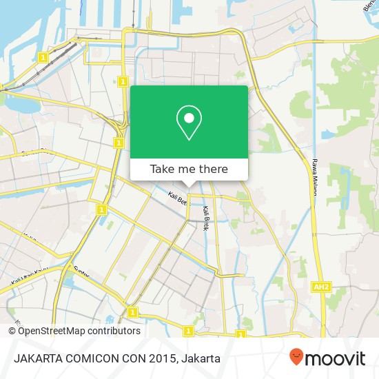 JAKARTA COMICON CON 2015 map