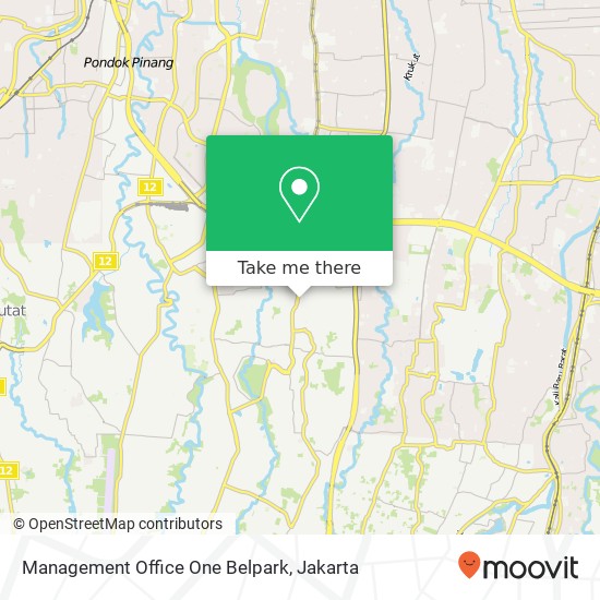Management Office One Belpark map