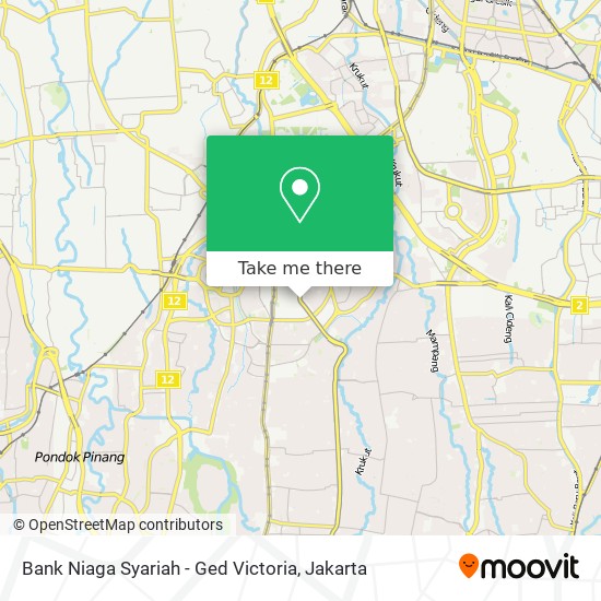 Bank Niaga Syariah - Ged Victoria map