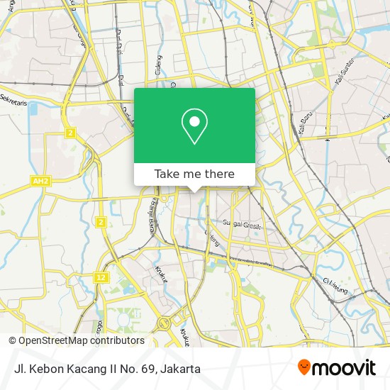 Jl. Kebon Kacang II No. 69 map