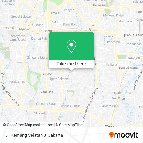 Jl. Kemang Selatan 8 map