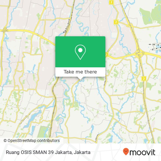 Ruang OSIS SMAN 39 Jakarta map