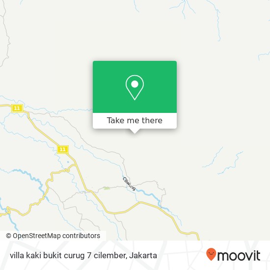 villa kaki bukit curug 7 cilember map