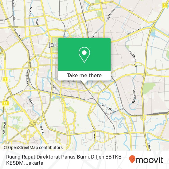 Ruang Rapat Direktorat Panas Bumi, Ditjen EBTKE, KESDM map