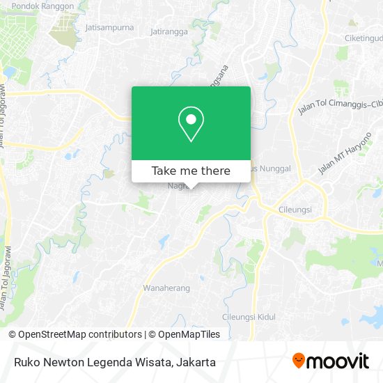 Ruko Newton Legenda Wisata map