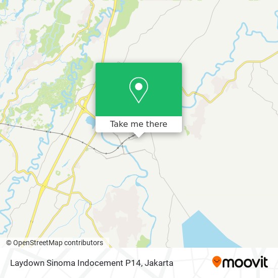 Laydown Sinoma Indocement P14 map