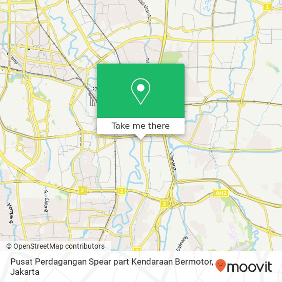 Pusat Perdagangan Spear part Kendaraan Bermotor map