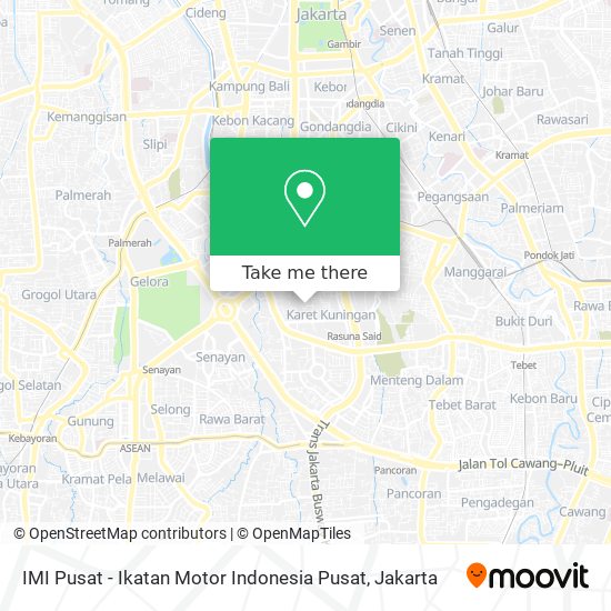 IMI Pusat - Ikatan Motor Indonesia Pusat map