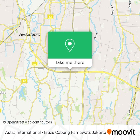 Astra International - Isuzu Cabang Famawati map