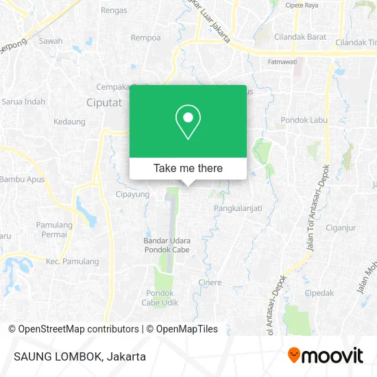 SAUNG LOMBOK map