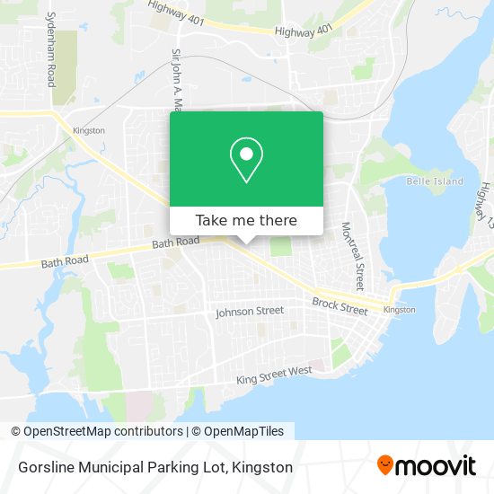 Gorsline Municipal Parking Lot map