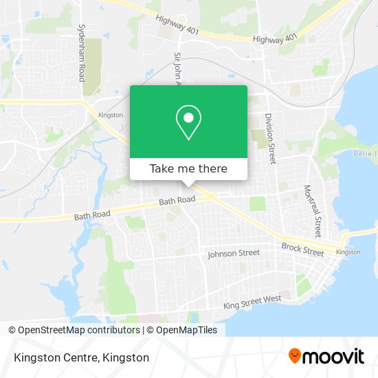 Kingston Centre map