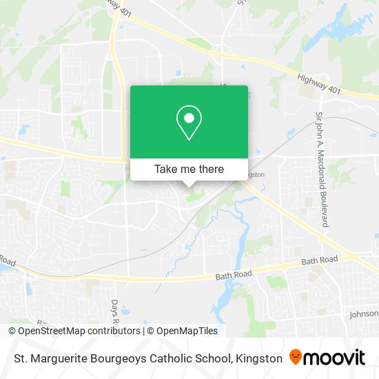 St. Marguerite Bourgeoys Catholic School map