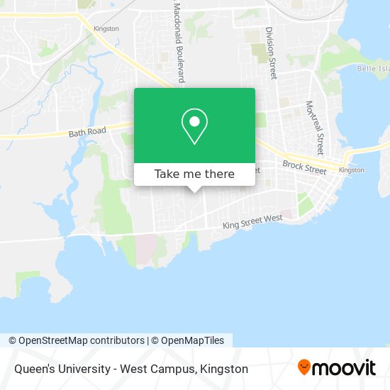 Queen's University - West Campus map