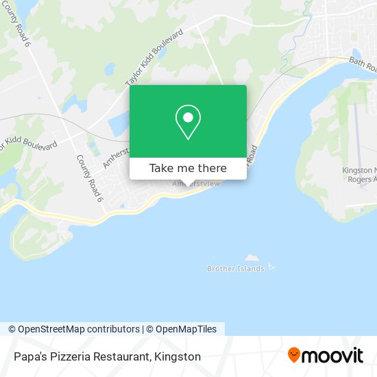 Papa's Pizzeria Restaurant map