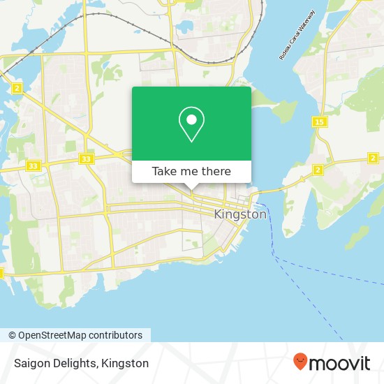 Saigon Delights map