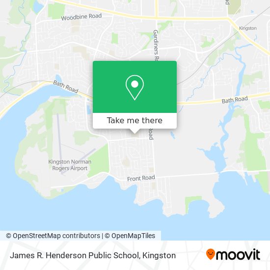 James R. Henderson Public School map