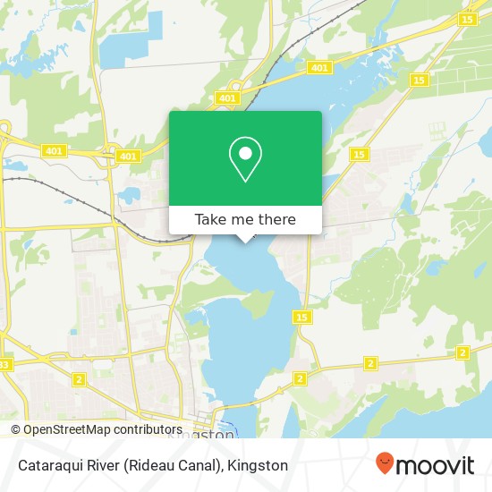 Cataraqui River (Rideau Canal) map
