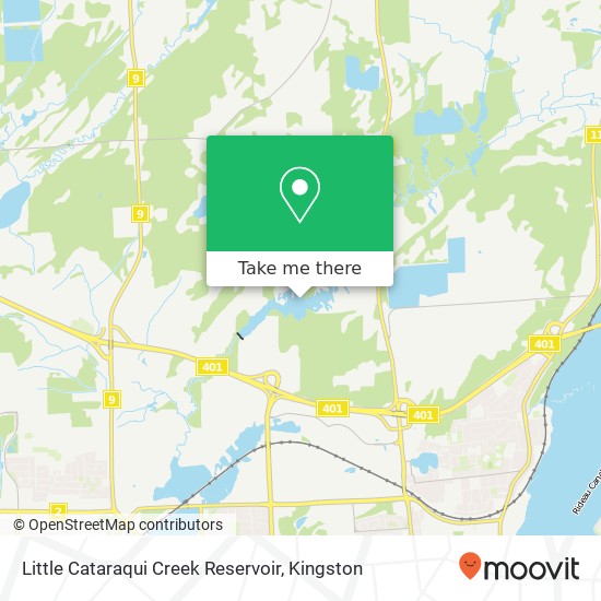 Little Cataraqui Creek Reservoir map