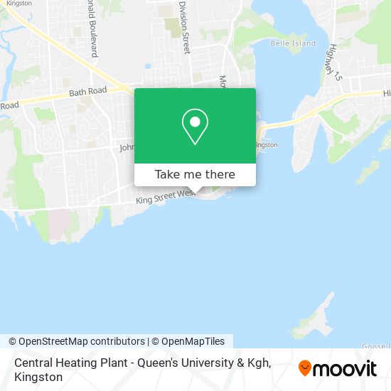 Central Heating Plant - Queen's University & Kgh map