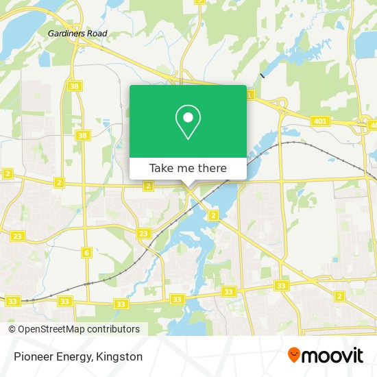Pioneer Energy map