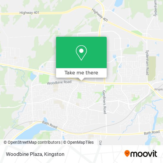 Woodbine Plaza map