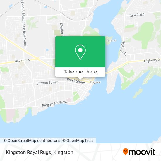 Kingston Royal Rugs map