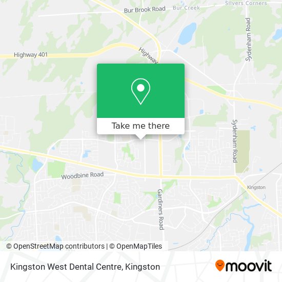 Kingston West Dental Centre map