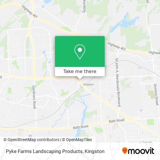 Pyke Farms Landscaping Products map