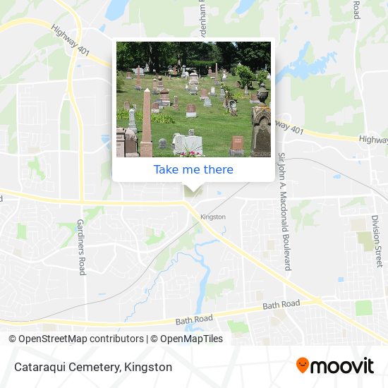 Cataraqui Cemetery map