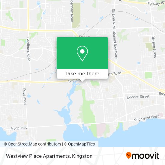 Westview Place Apartments map