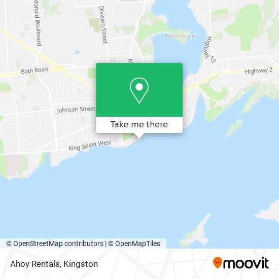 Ahoy Rentals map