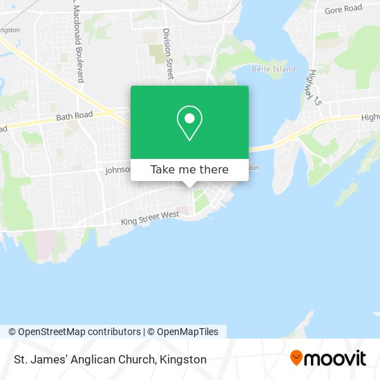 St. James' Anglican Church map