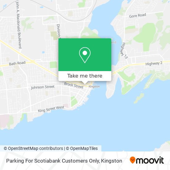 Parking For Scotiabank Customers Only plan