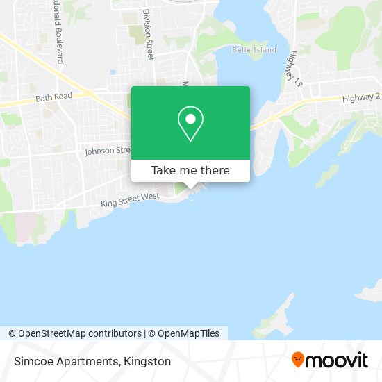 Simcoe Apartments map