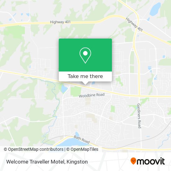 Welcome Traveller Motel map
