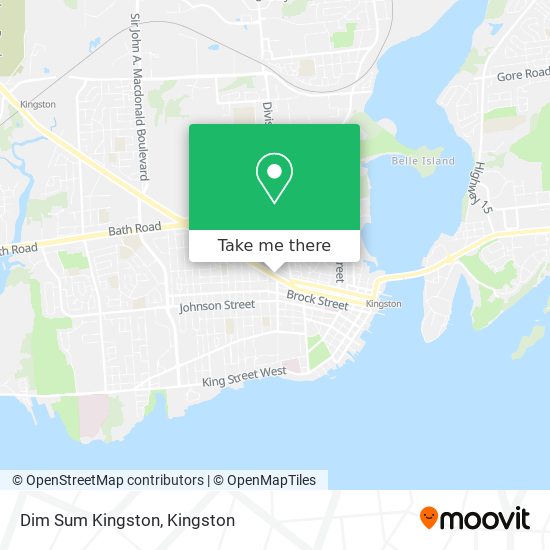 Dim Sum Kingston map